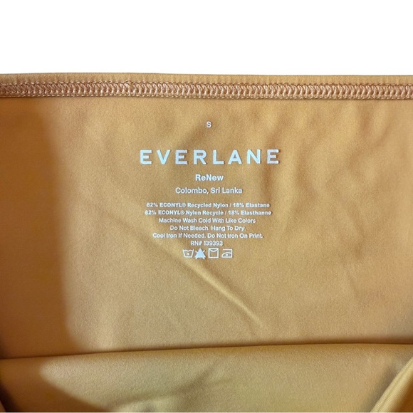 Everlane ReNew Square Neck Bikini Set | Mustard Yellow | Size Small - Picture 7 of 14